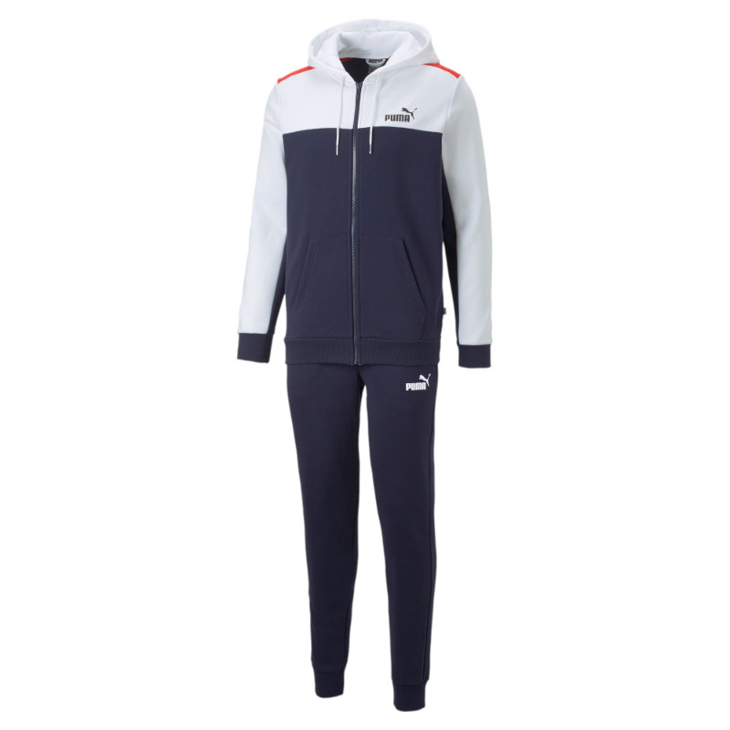 PUMA ESS+ HOODED COLORBLOCK SUIT FL CL