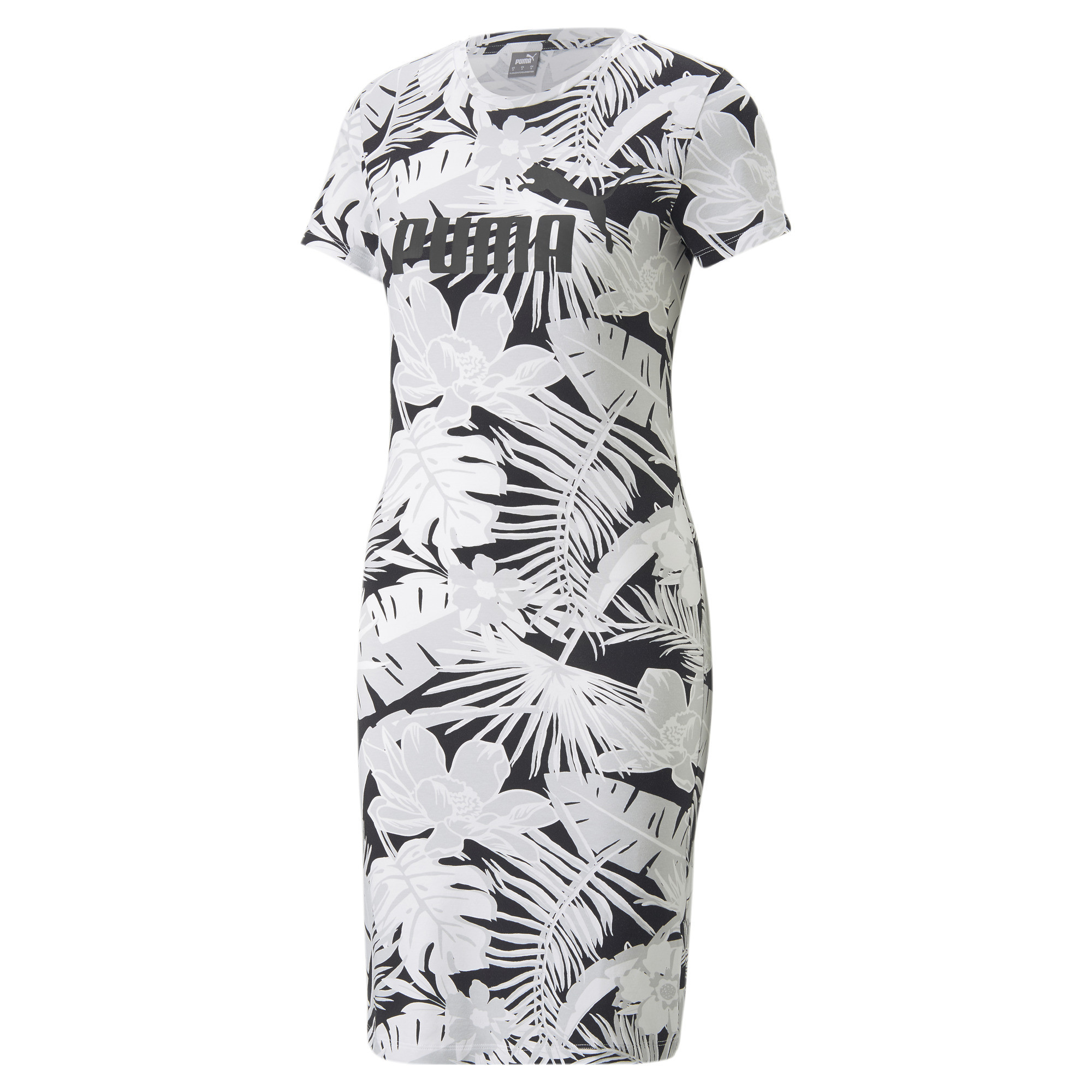 PUMA ESS+ FLOWER AOP TEE DRESS