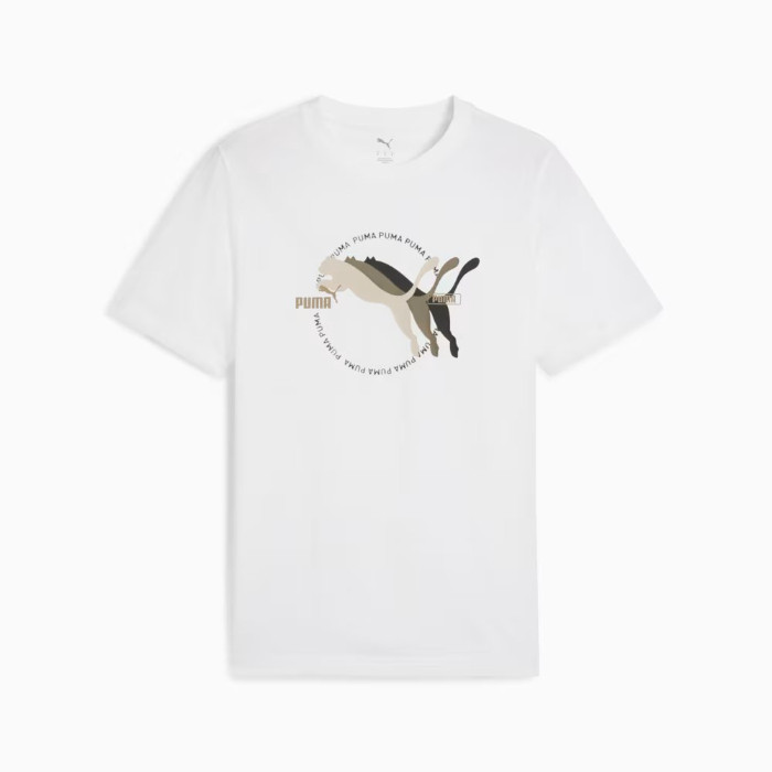 PUMA GRAPHICS Multiple Cat Logo Tee